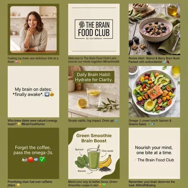 Lisa Calderón's Focus Bowl recipe card
