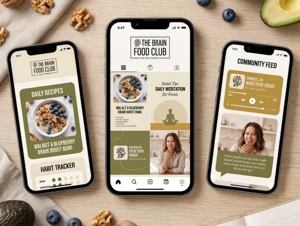 BFC social media grid — habit tips, recipes, humor