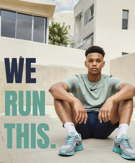 We Run This — Elevate Youth campaign visual, concept direction