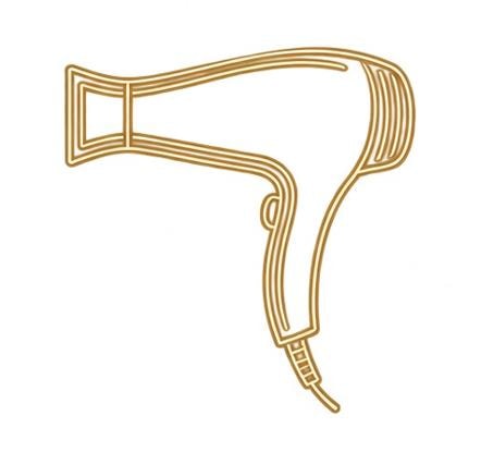 Hair dryer icon